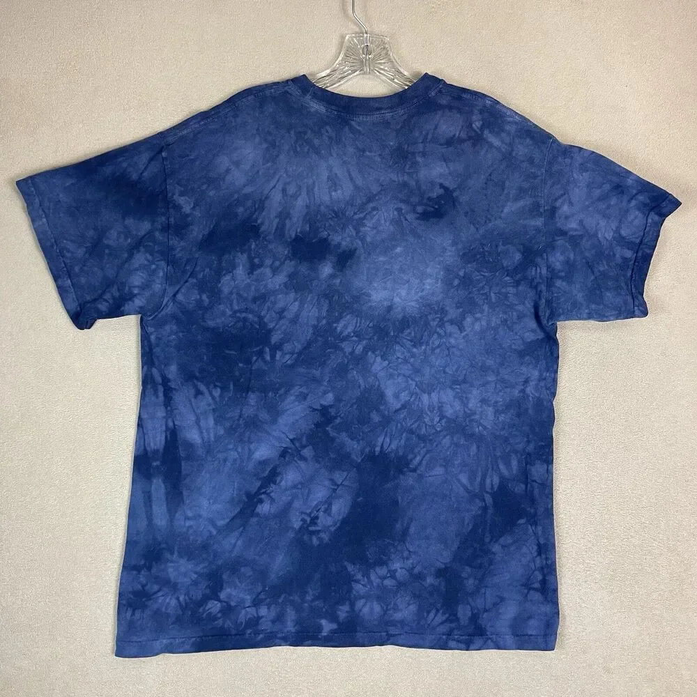 The Mountain Shirt Mens Small Blue Support Our Troops Graphic Print Vintage 2005